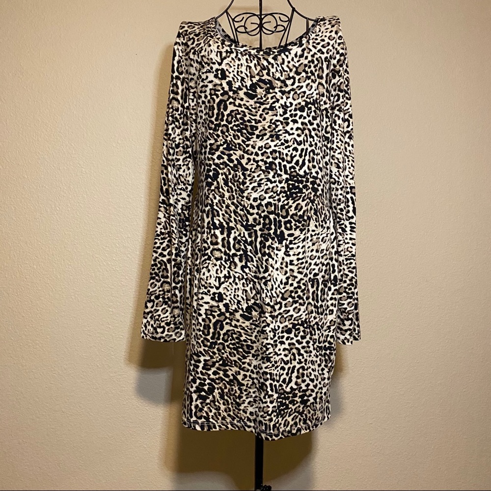 Animal print dress